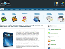 Tablet Screenshot of anova.tv